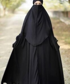 Long abaya Black