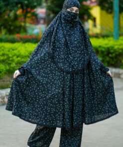 Alternative view of Premium Arabic Style Khimar Set -5