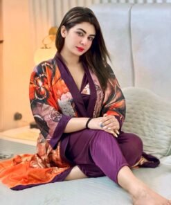 Alternative view of Luxury Nightwear - 3 Part Print