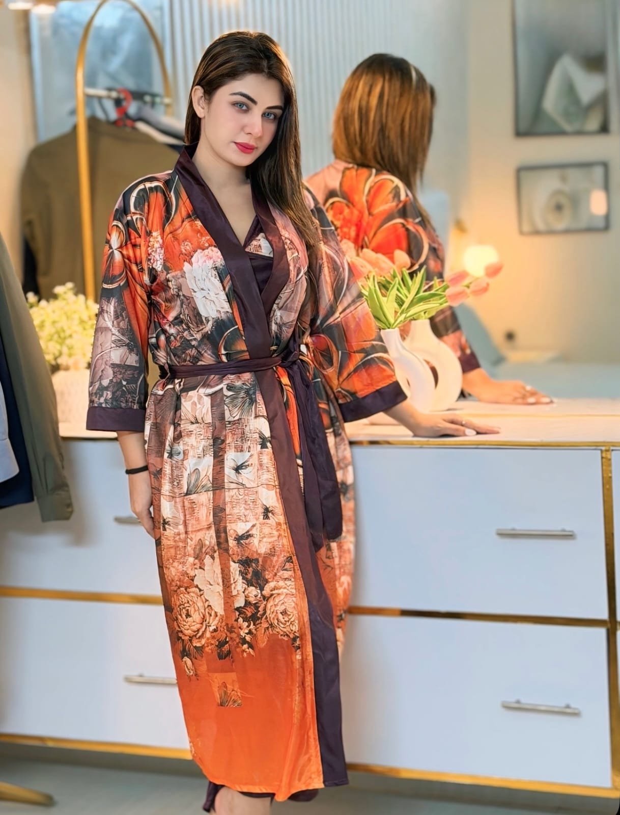 Luxury Nightwear - 3 Part Print - Image 5