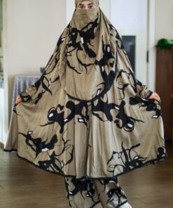 Alternative view of Khimar & Plazo Set -995