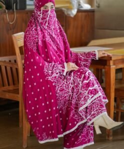 Khimar & Plazo Set -998