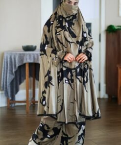 Khimar & Plazo Set -995