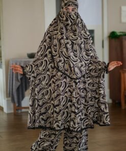 Khimar & Plazo Set -993